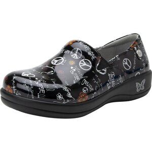 Alegria By PG Lite Keli Peace & Love Non-Slip Professional Clog Size 9.5-10 NWB
